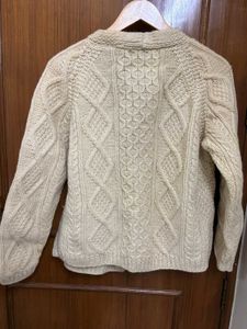 Aran Vintage Knit Cardigan