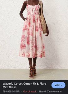 Silk Blend Dior Inspired Dress
