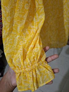 Top With Ballon Sleeves
