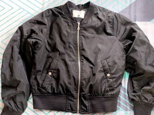 Black Bomber Jacket