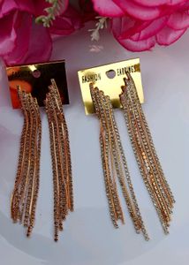 Big Black tassel earrings 🎀