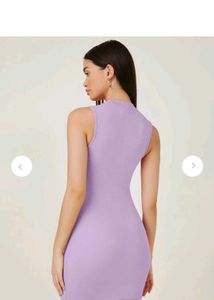 Lavender Sleeveless Bodycon Dress
