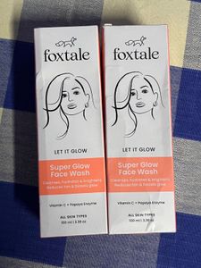 Foxtale Super Glow Face Wash - 2 Pack