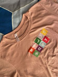 Peach Graphic Tee