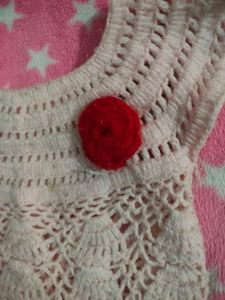Adorable Handmade Knitted Baby Dress