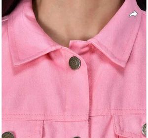 Pink Denim Jacket