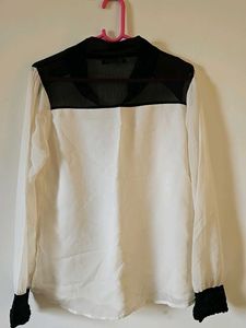 Chic Black &amp; White Blouse