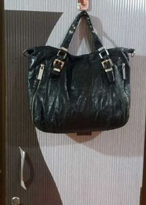 Michael Kors Black Leather Tote