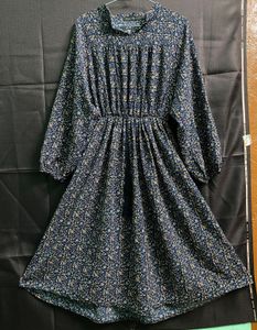 multicolor midi dress