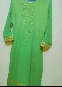 Green🟢 Party Wear Suit Salwar &amp; Dupatta 40 Bust