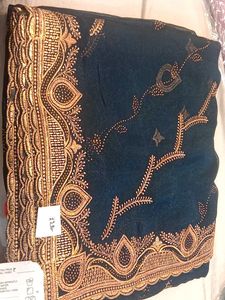 Elegant Embroidered Saree