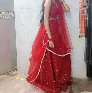 Mirror Work Lehenga