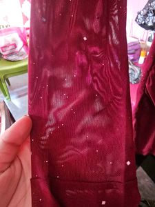 Bodycon Maroon Dress