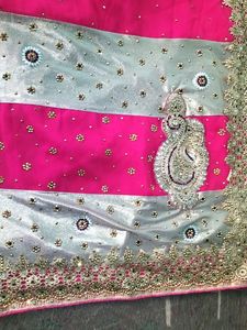 Beautiful Saree 😍 With Heavy Work Offer Accepted