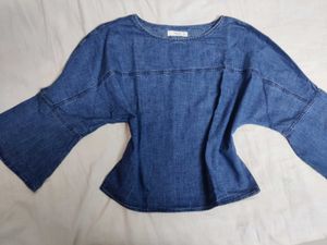 Mango Denim Top