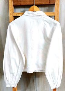 Embroidered  Button-Down Shirt Size-40