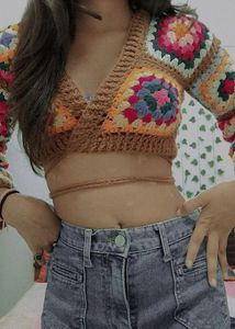 Crochet Wrap Top