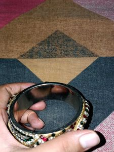 Vintage Beaded Bangles - Set of 2