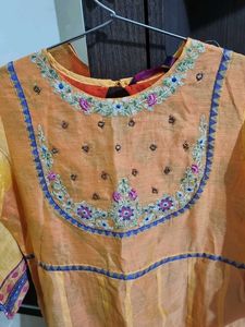 Orange Anarkali