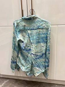 Vero Moda Blue Patterned Shirt
