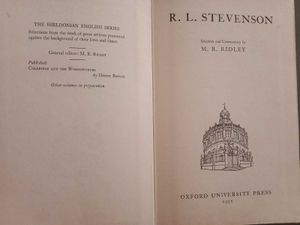 Sheldonian English Series By RL Stevenson