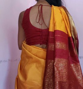 Festive Yellow Saree
