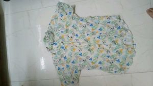 Patterned Short Sleeve Button-Down