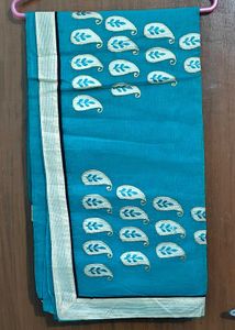 Khat Saree - Sea Green