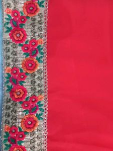 Beautiful Partywear Border Saree 🥻 ❤️