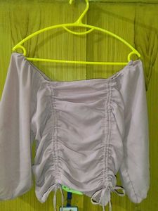 Mauve Draw String Top