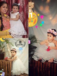 (9month-1.5yr)Fairy White Frock/Gown