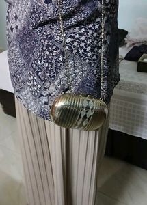 Elegant Metallic Clutch
