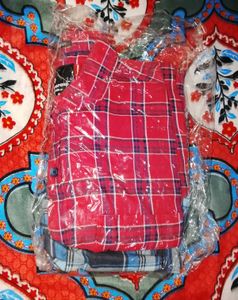 Red Checked Shirt Medium