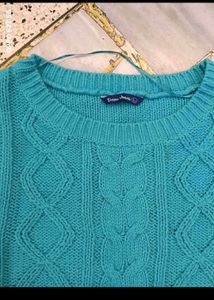 Teal Knit Sweater