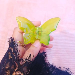 2 Butterfly Hair Claw Clips