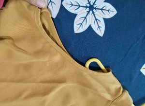 Cold Shoulder Mock Neck Top