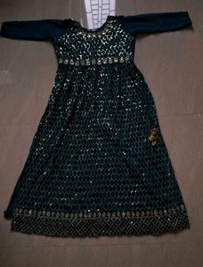(Size~XL)Sea blue sharara set🌺