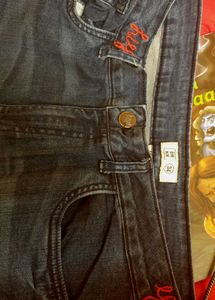 Embroidered Ladies Jeans