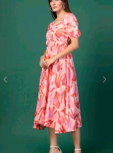 Floral Print Midi Dress