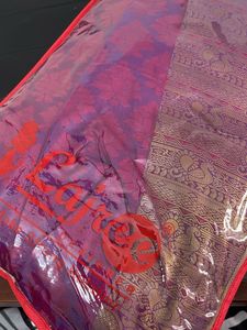 Elegant Purple Banarasi Silk Saree