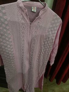 Pink Kurti With Pant