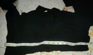 Combo...Elegant Black Ruffled Top Length 25