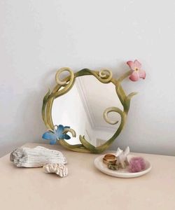 Floral Clay Mirror 🪞