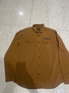 Khaki Camp. PDkt Button-Down Shirt