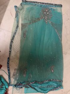 Embroidered saree