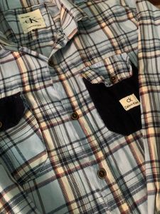FREE DELIVERY 🤩 CK Plaid Flannel Shirt