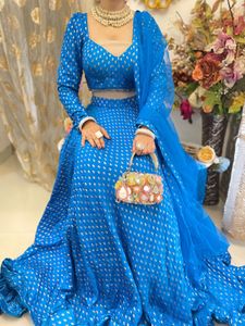 Blue Lehenga Choli