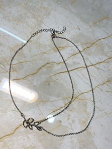 Silver Leaf Necklace