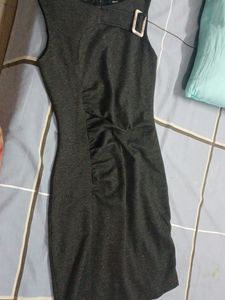 Gray Sheath Dress