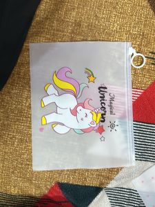 12 pcs Of Transparent Unicorn Pouches